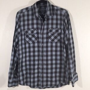 American Rag Men’s Classic Fit Blue White Cotton M